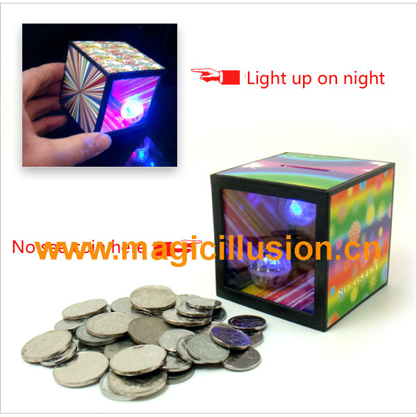 Magic coin bank